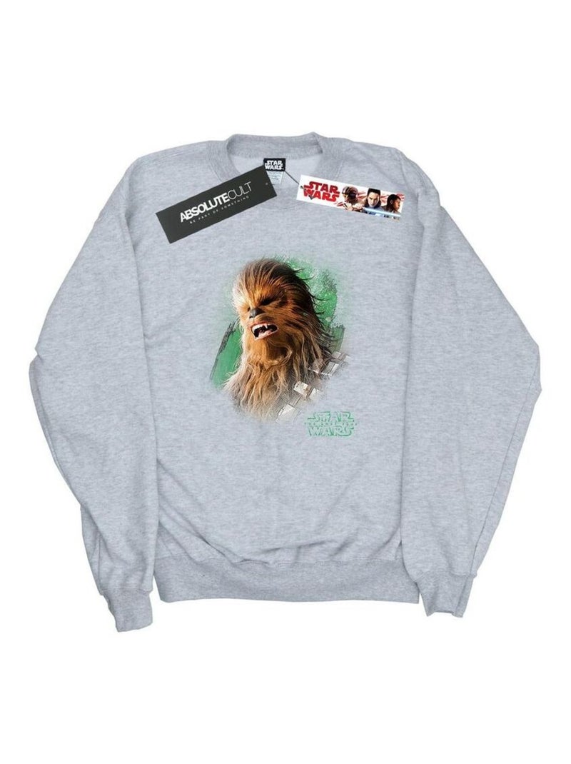 Star Wars - Sweat THE LAST JEDI Gris chiné - Kiabi
