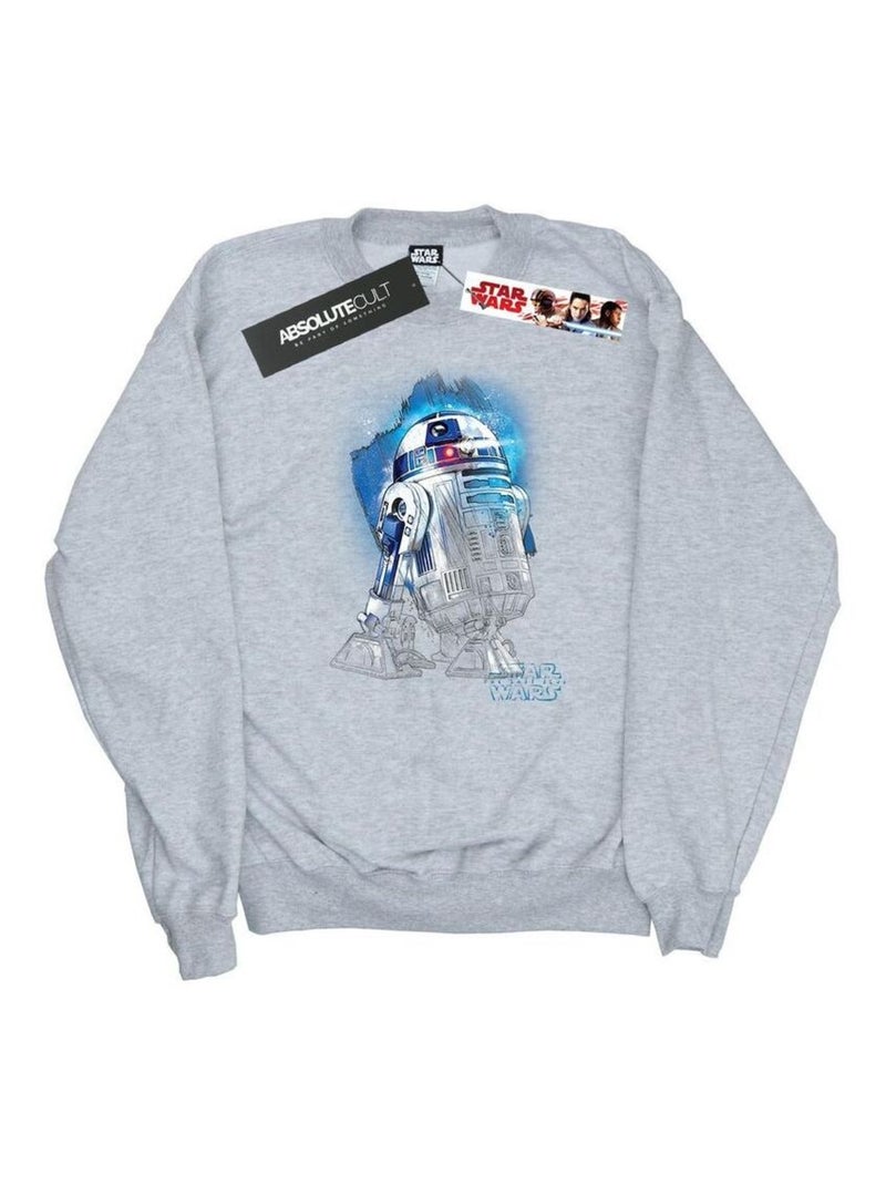Star Wars - Sweat THE LAST JEDI Gris chiné - Kiabi