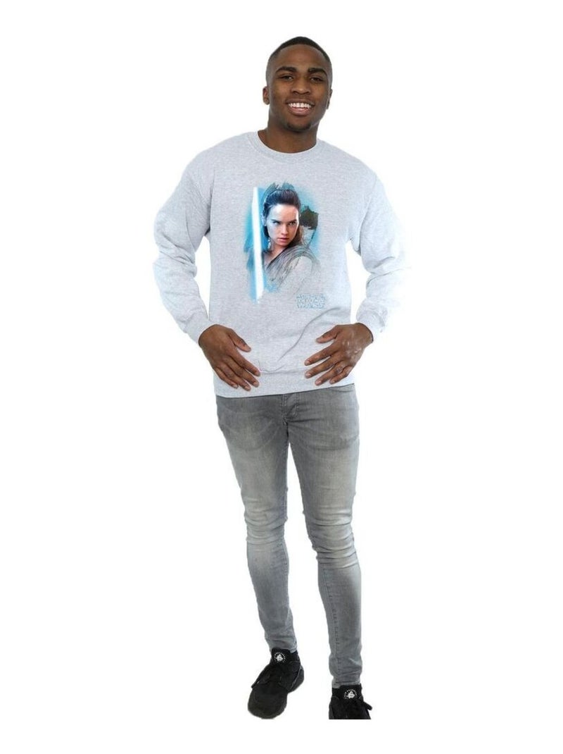 Star Wars - Sweat THE LAST JEDI Gris chiné - Kiabi