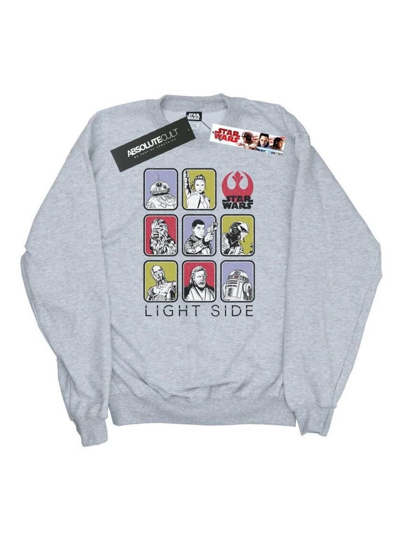 Star Wars - Sweat THE LAST JEDI Gris chiné - Kiabi