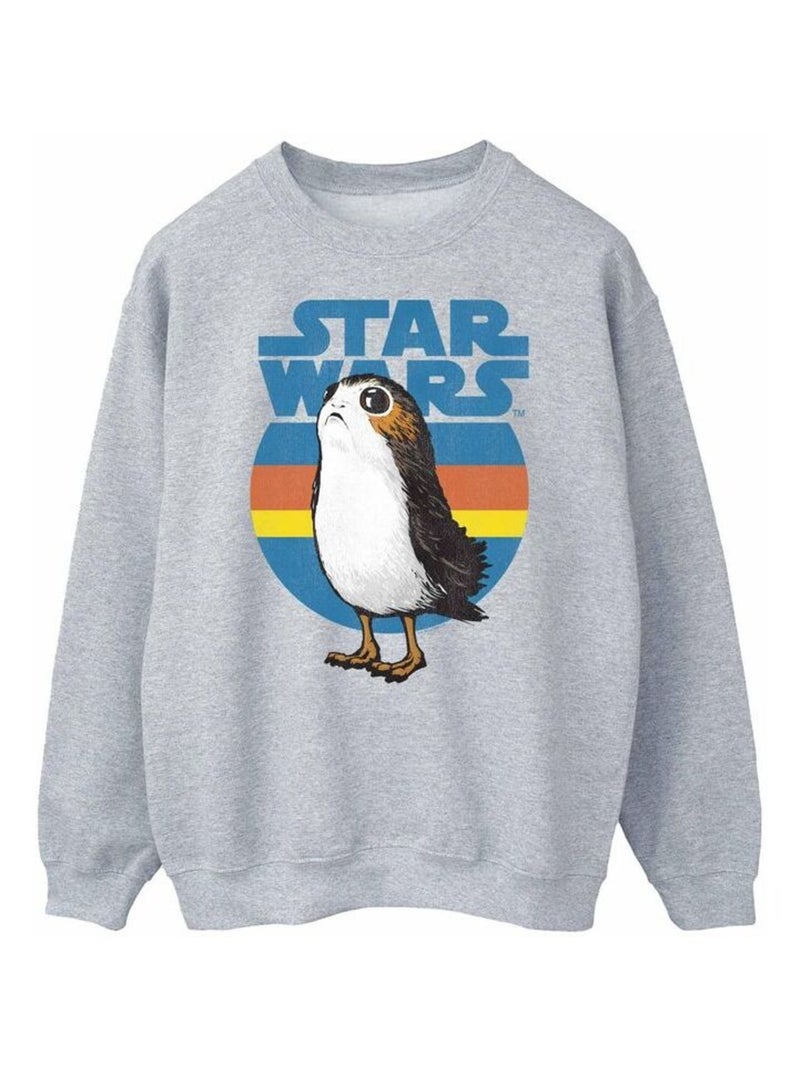 Star Wars - Sweat THE LAST JEDI Gris chiné - Kiabi