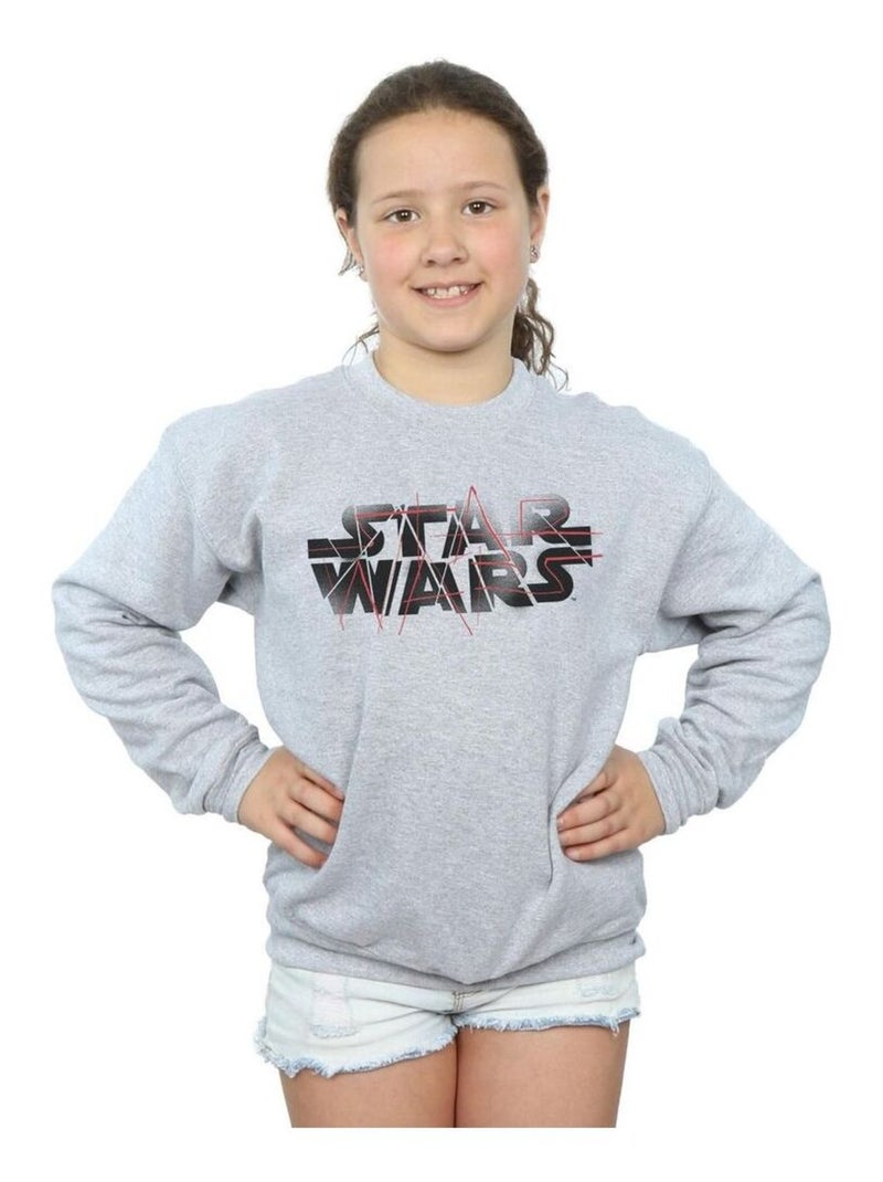 Star Wars - Sweat THE LAST JEDI Gris chiné - Kiabi