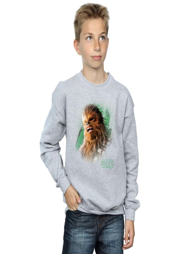 Star Wars - Sweat THE LAST JEDI Gris chiné - Kiabi