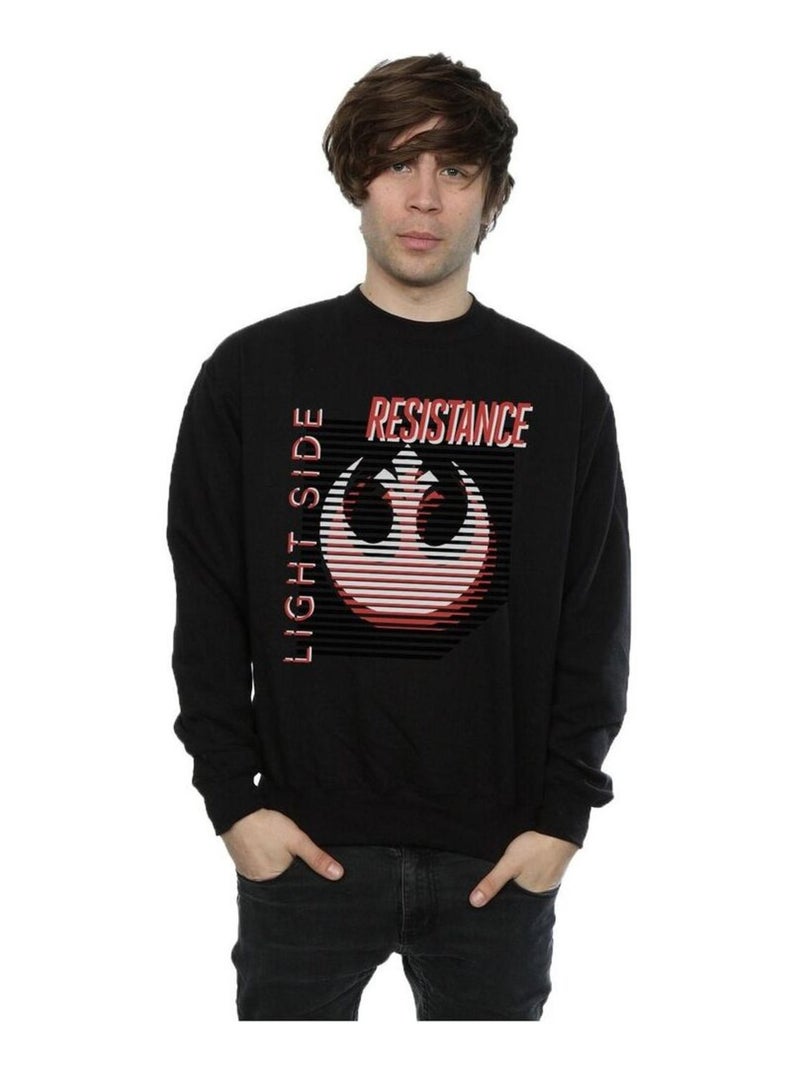 Star Wars - Sweat THE LAST JEDI LIGHT SIDE Noir - Kiabi