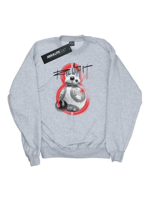 Star Wars - Sweat THE LAST JEDI ROLL WITH IT - Kiabi Star Wars - Sweat THE LAST JEDI ROLL WITH IT - Kiabi