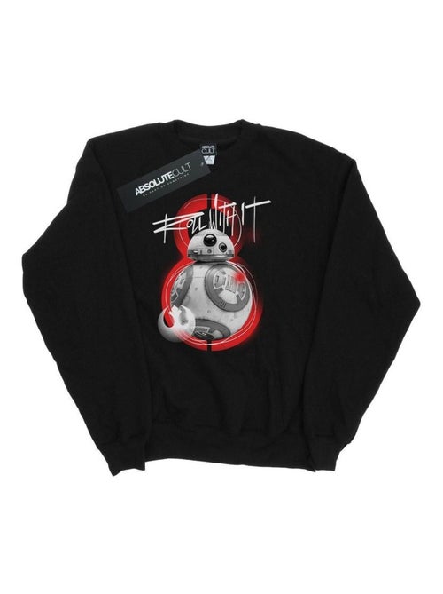 Star Wars - Sweat THE LAST JEDI ROLL WITH IT - Kiabi Star Wars - Sweat THE LAST JEDI ROLL WITH IT - Kiabi