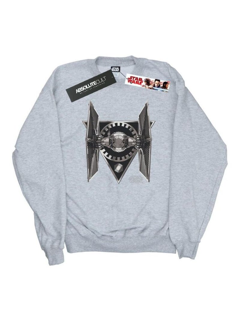 Star Wars - Sweat THE LAST JEDI TIE FIGHTER Gris chiné - Kiabi