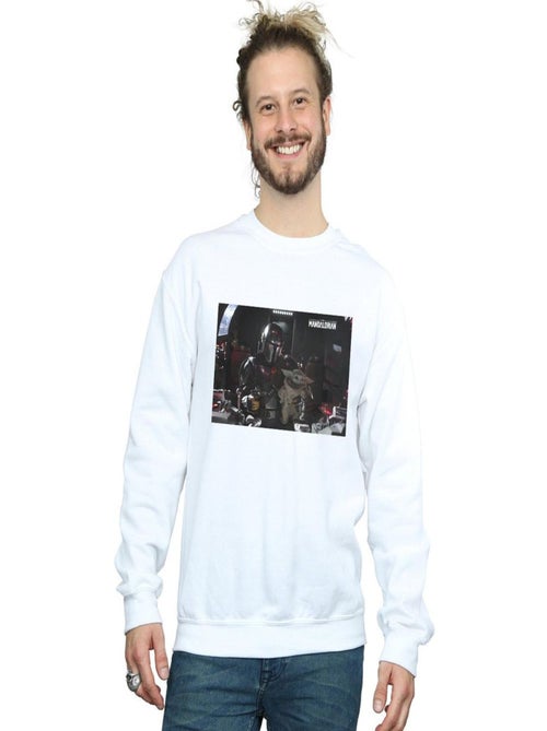 Star Wars - Sweat THE MANDALORIAN AND CO-PILOT - Kiabi Star Wars - Sweat THE MANDALORIAN AND CO-PILOT - Kiabi