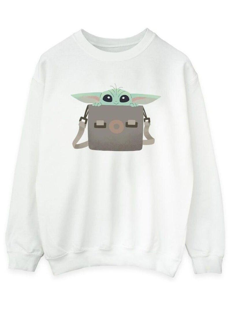 Star Wars - Sweat THE MANDALORIAN Blanc - Kiabi