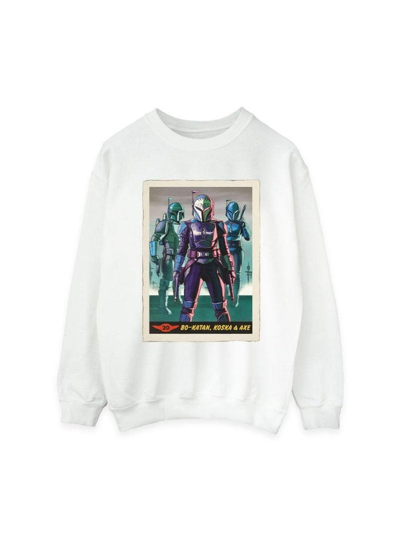 Star Wars - Sweat THE MANDALORIAN Blanc - Kiabi
