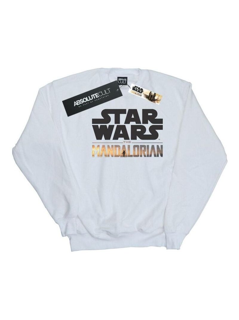 Star Wars - Sweat THE MANDALORIAN Blanc - Kiabi