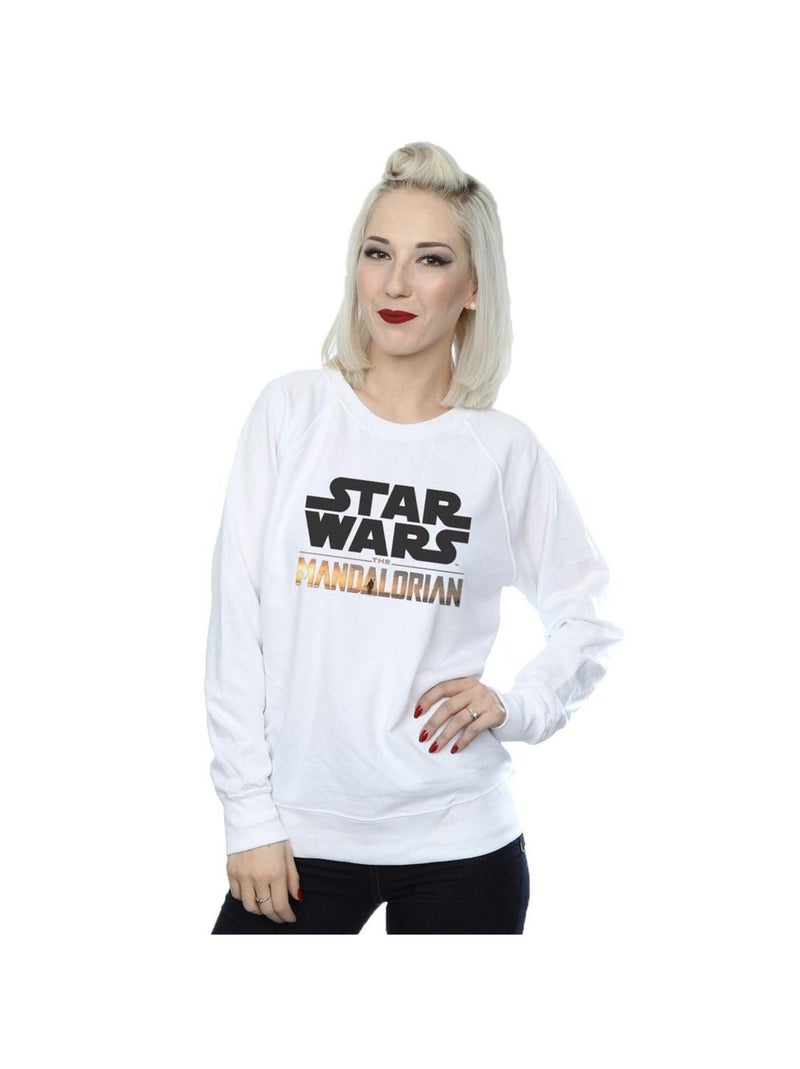 Star Wars - Sweat THE MANDALORIAN Blanc - Kiabi