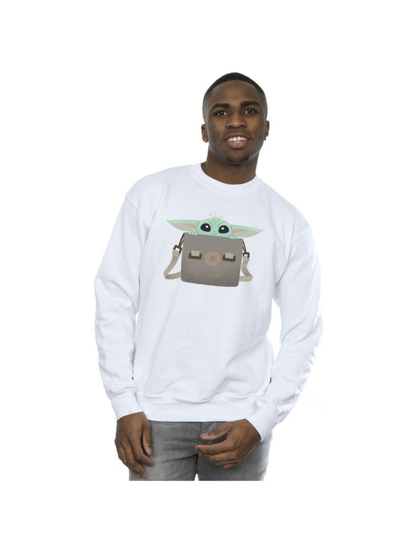 Star Wars - Sweat THE MANDALORIAN Blanc - Kiabi