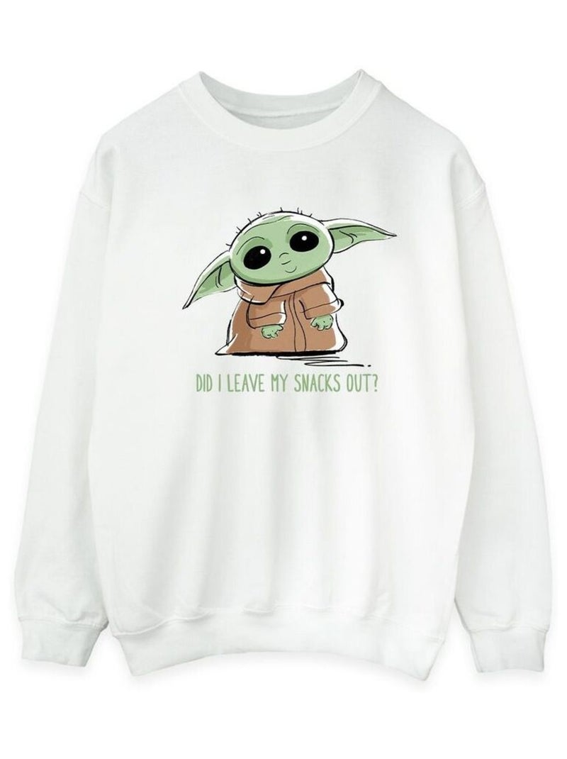 Star Wars - Sweat THE MANDALORIAN Blanc - Kiabi