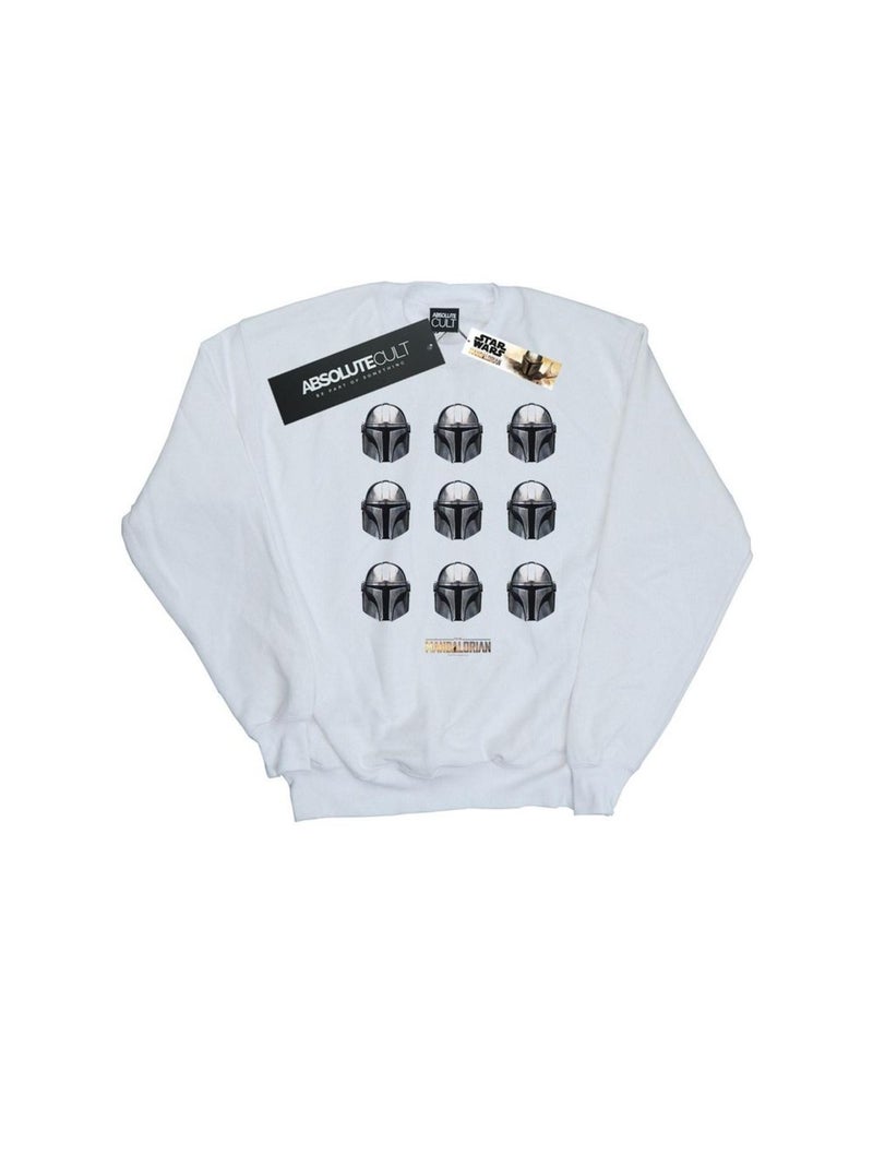 Star Wars - Sweat THE MANDALORIAN Blanc - Kiabi