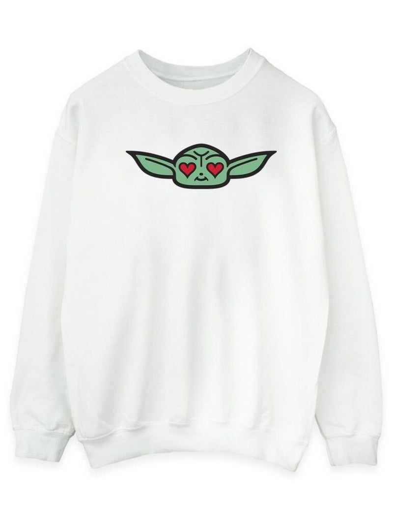 Star Wars - Sweat THE MANDALORIAN Blanc - Kiabi