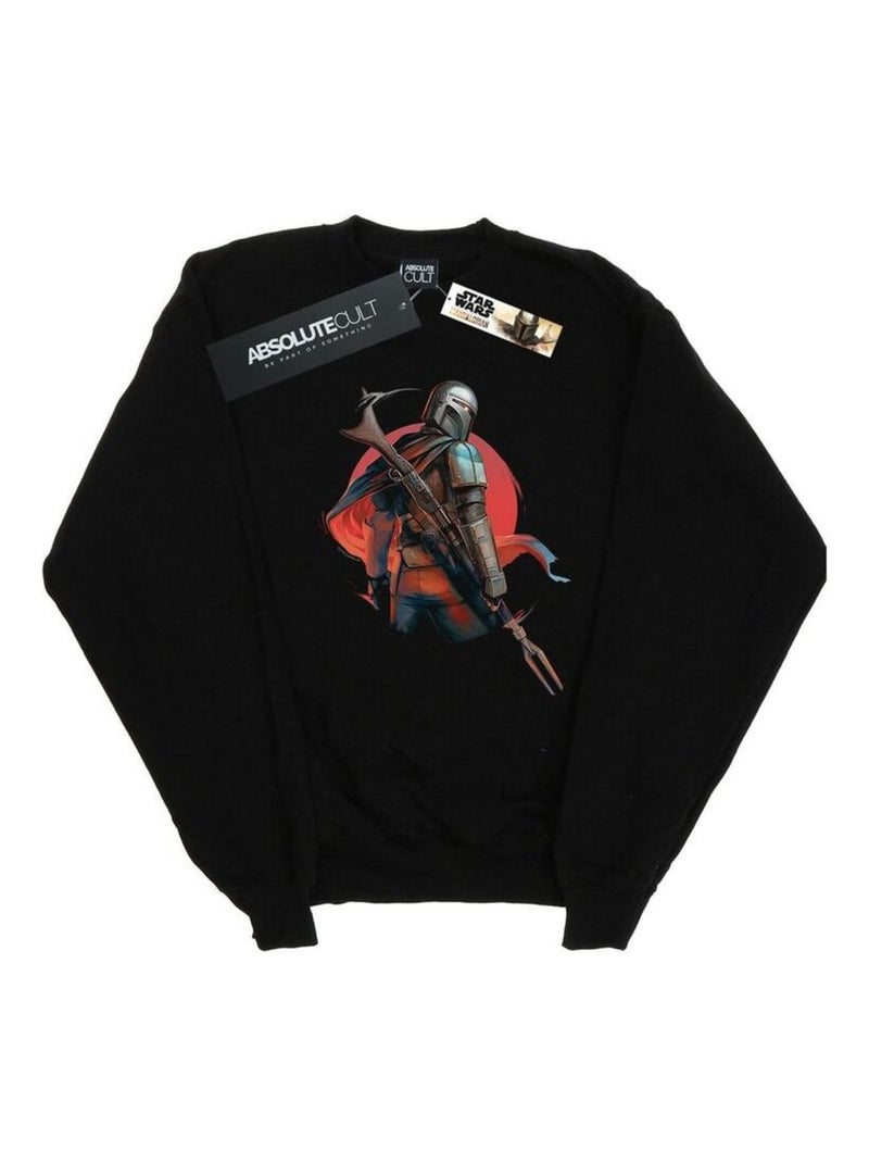 Star Wars - Sweat THE MANDALORIAN BLASTER RIFLES Noir - Kiabi