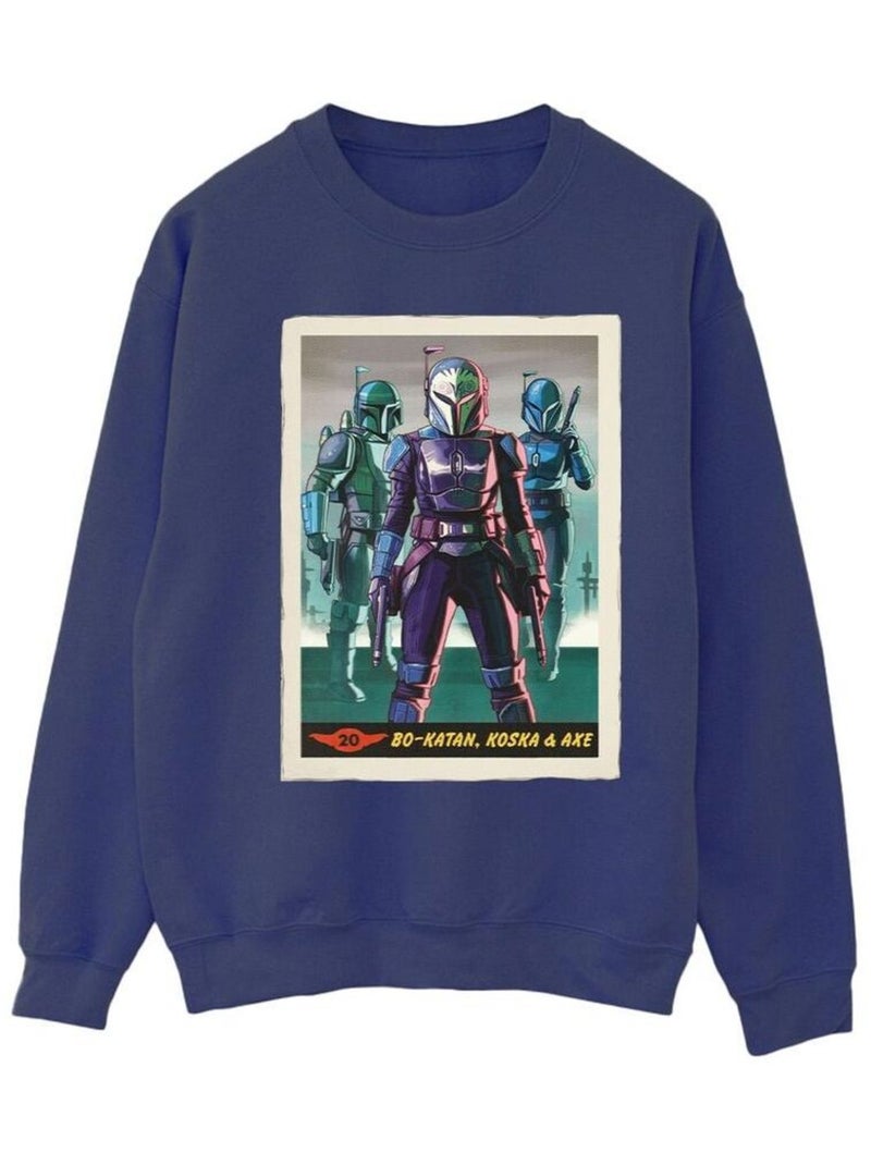 Star Wars - Sweat THE MANDALORIAN Bleu marine - Kiabi