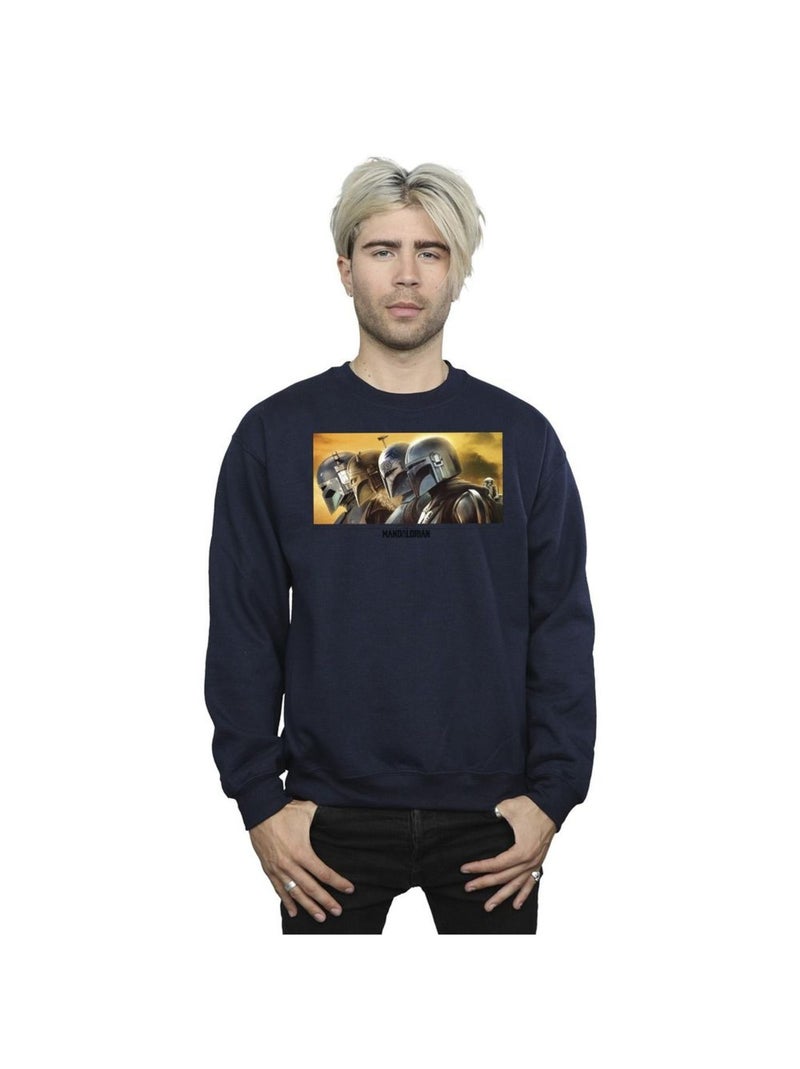 Star Wars - Sweat THE MANDALORIAN Bleu marine - Kiabi