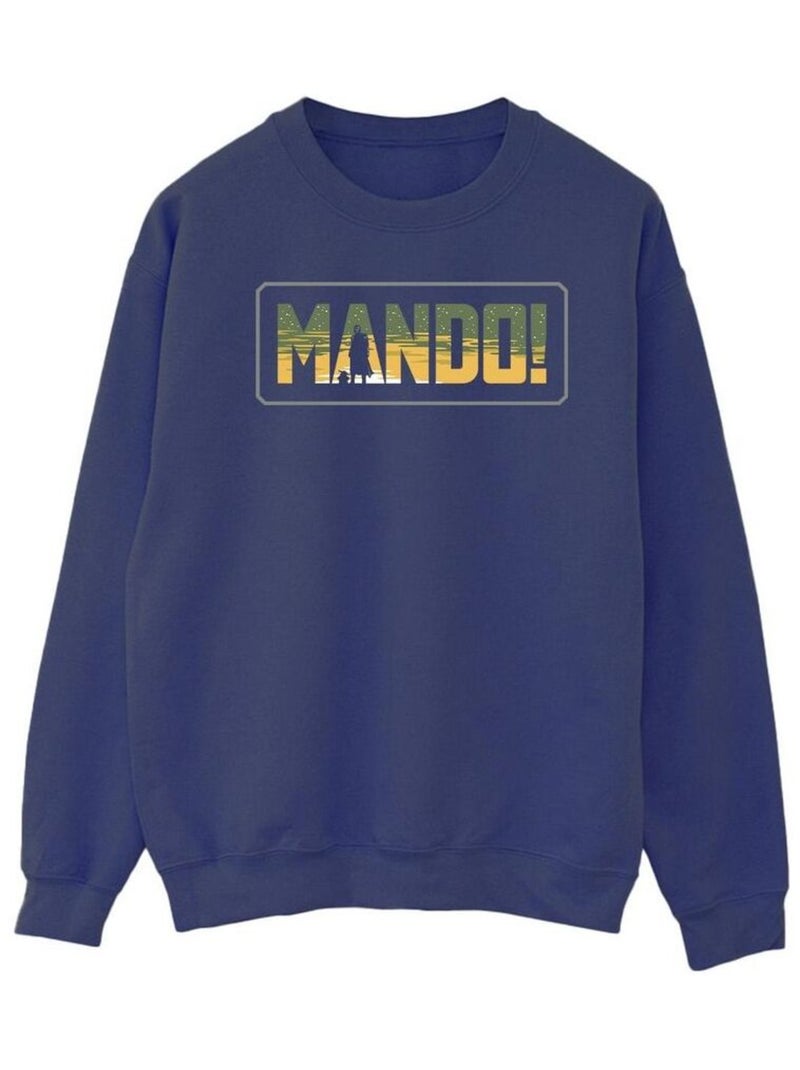 Star Wars - Sweat THE MANDALORIAN Bleu marine - Kiabi