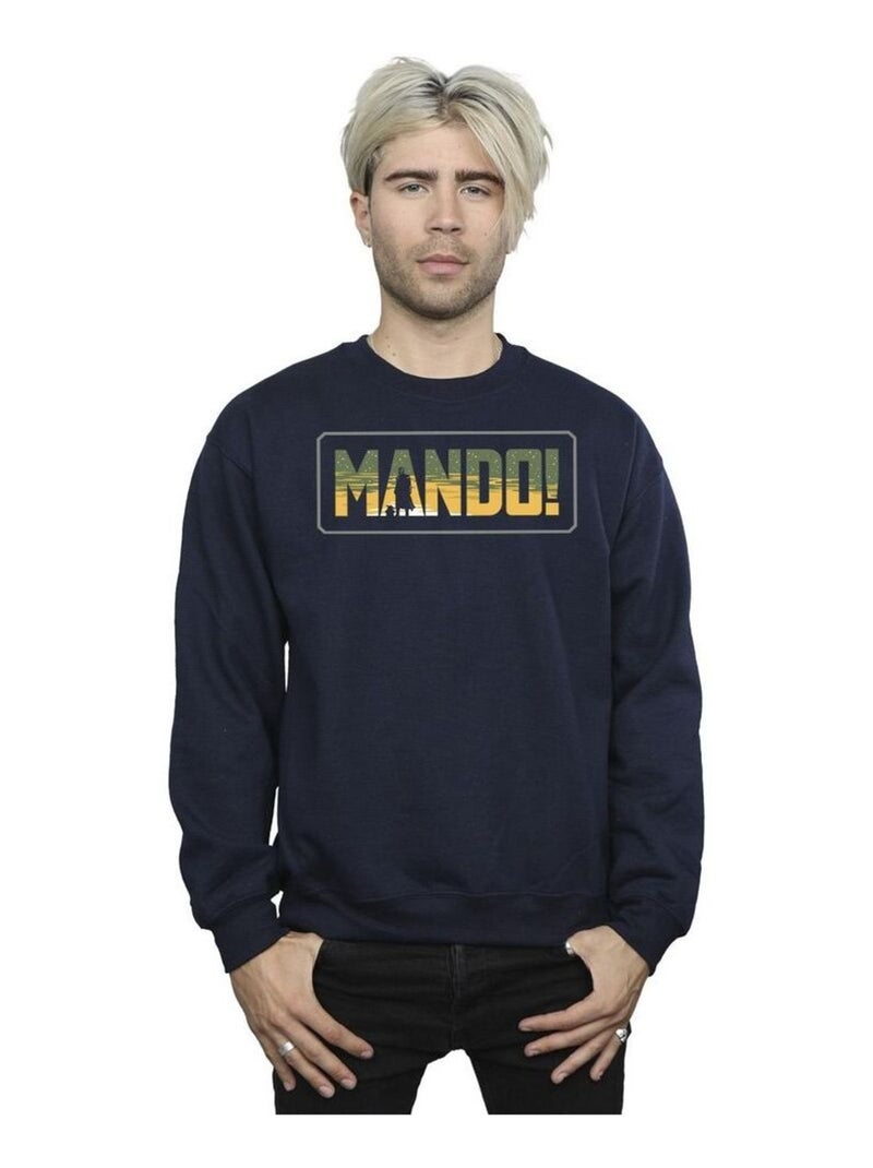 Star Wars - Sweat THE MANDALORIAN Bleu marine - Kiabi