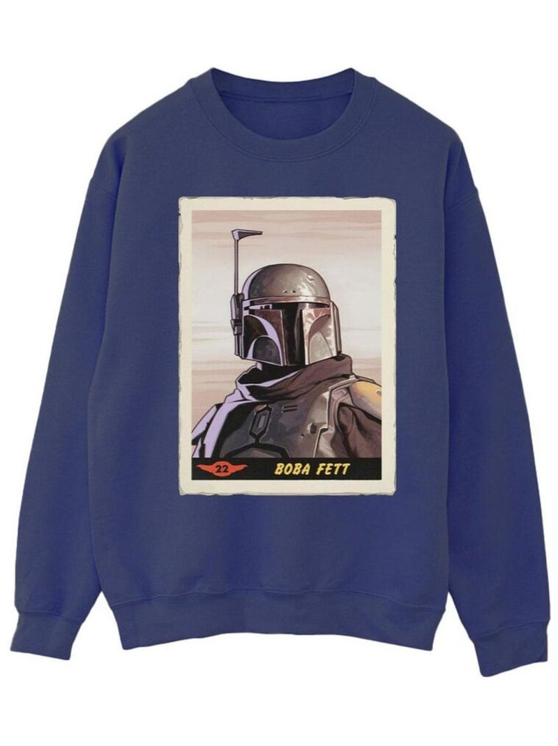 Star Wars - Sweat THE MANDALORIAN Bleu marine - Kiabi