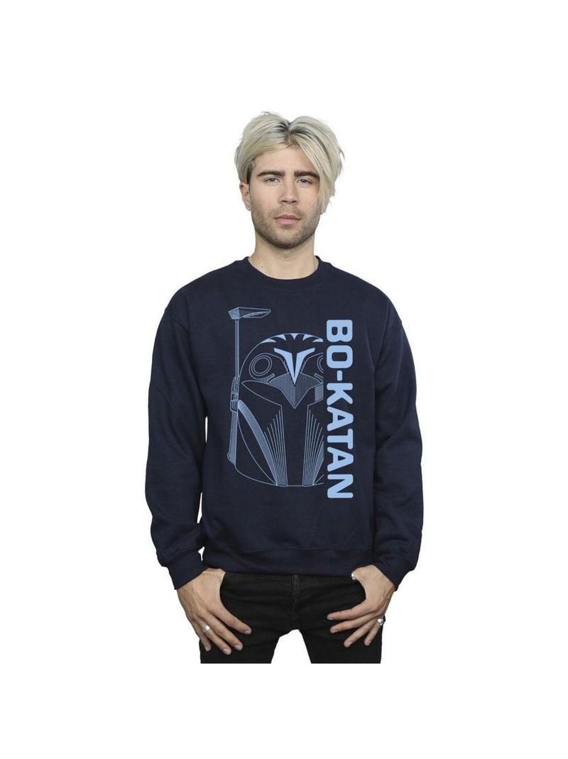 Star Wars - Sweat THE MANDALORIAN Bleu marine - Kiabi