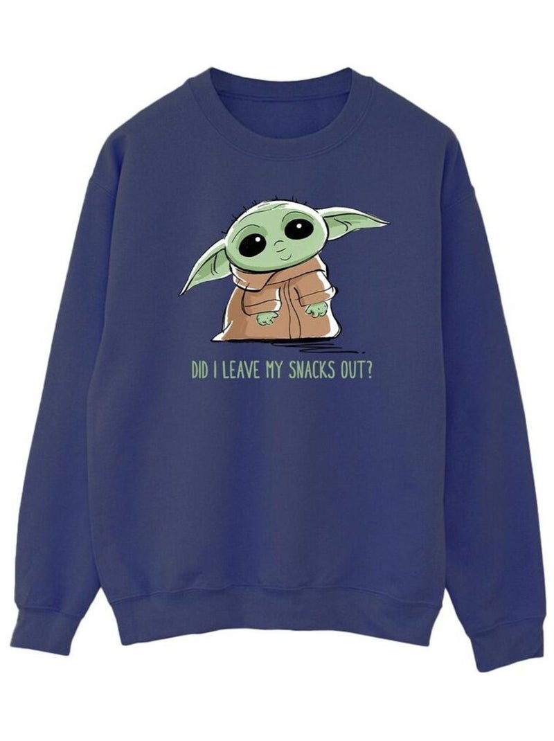 Star Wars - Sweat THE MANDALORIAN Bleu marine - Kiabi
