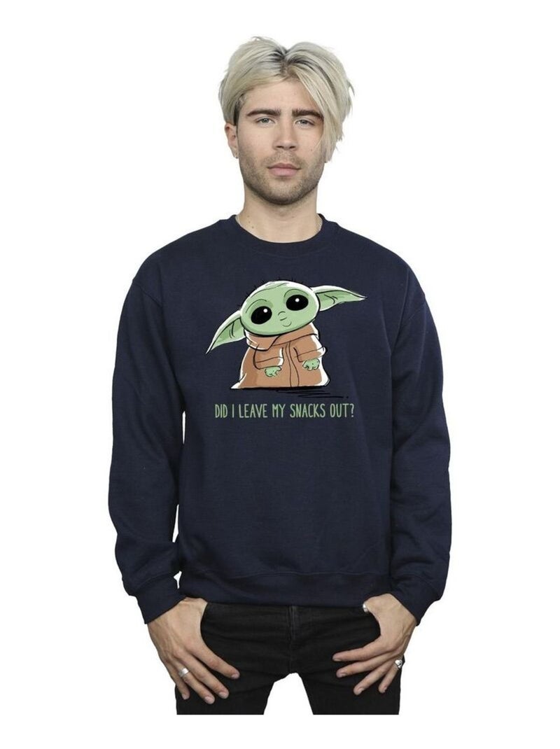 Star Wars - Sweat THE MANDALORIAN Bleu marine - Kiabi