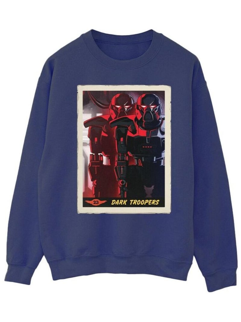 Star Wars - Sweat THE MANDALORIAN Bleu marine - Kiabi