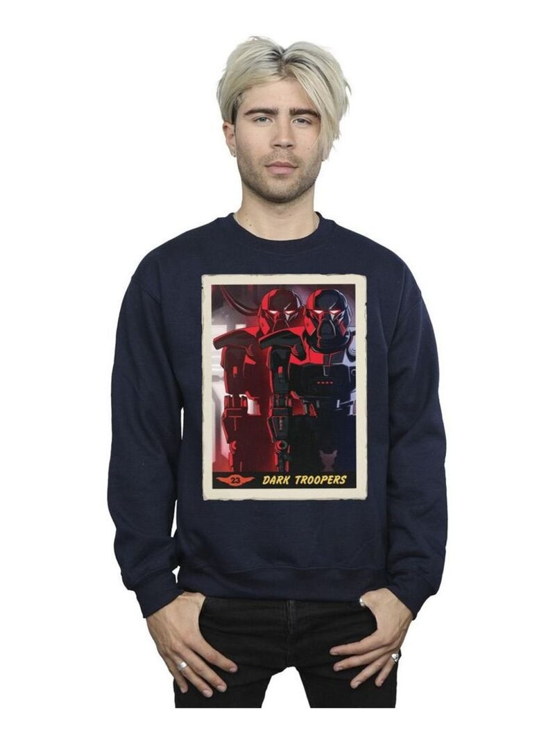 Star Wars - Sweat THE MANDALORIAN Bleu marine - Kiabi