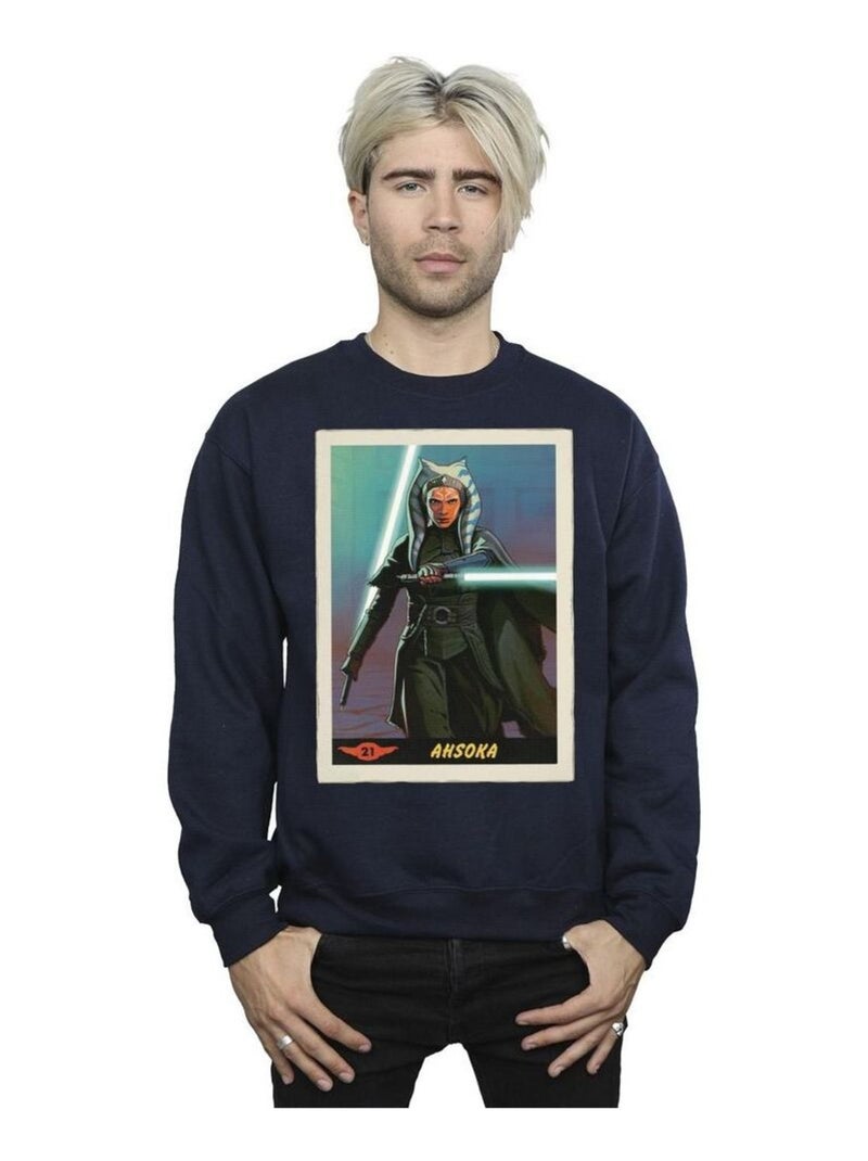 Star Wars - Sweat THE MANDALORIAN Bleu marine - Kiabi