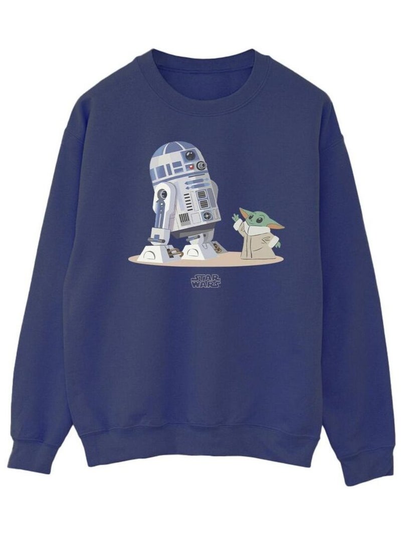 Star Wars - Sweat THE MANDALORIAN Bleu marine - Kiabi