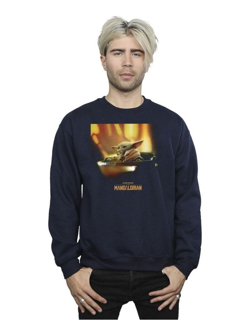Star Wars - Sweat THE MANDALORIAN Bleu marine - Kiabi