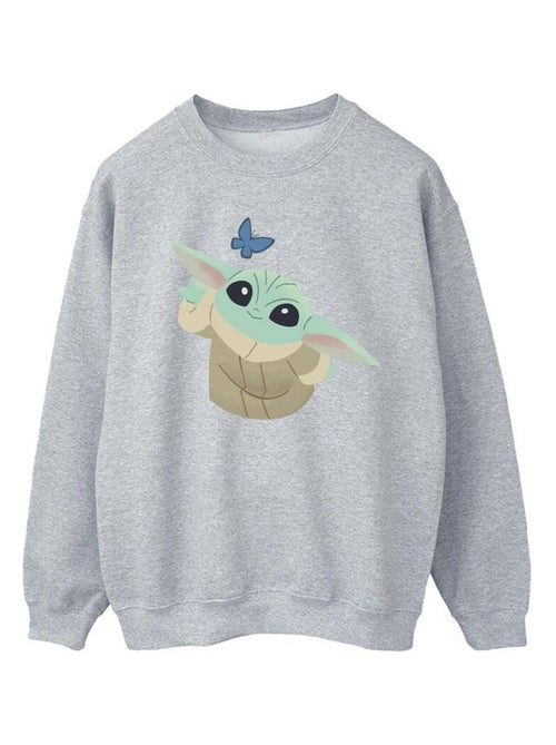 Star Wars - Sweat THE MANDALORIAN BUTTERFLY CATCHING - Kiabi
