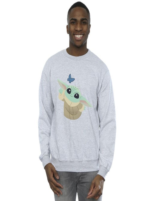 Star Wars - Sweat THE MANDALORIAN BUTTERFLY CATCHING - Kiabi