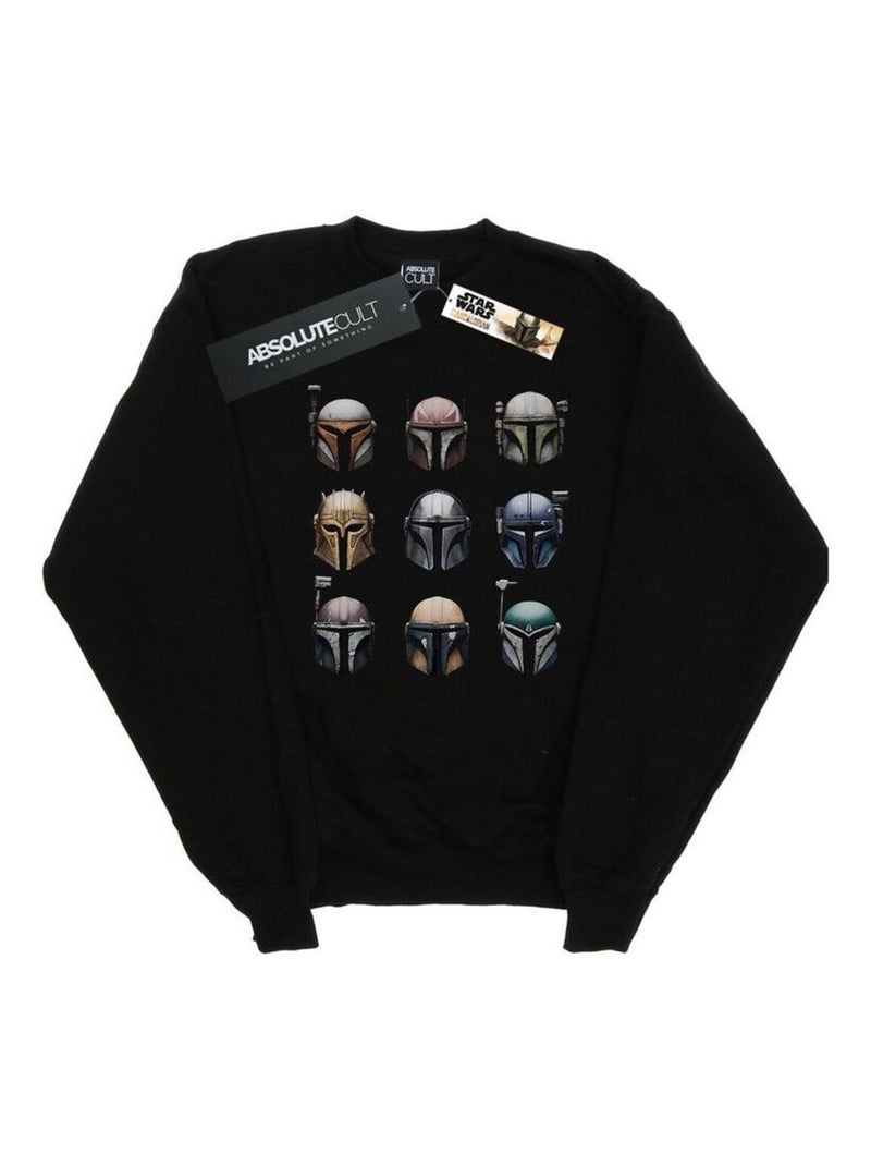 Star Wars - Sweat THE MANDALORIAN DISPLAY Noir - Kiabi