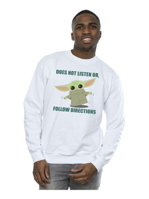 Star Wars - Sweat THE MANDALORIAN DOES NOT LISTEN - Kiabi Star Wars - Sweat THE MANDALORIAN DOES NOT LISTEN - Kiabi