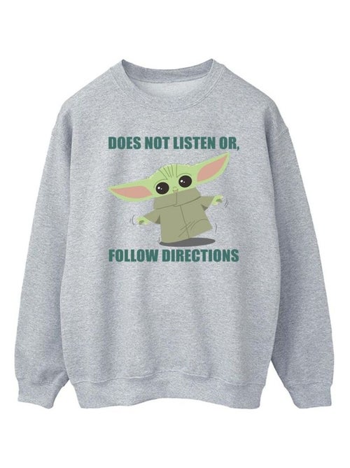 Star Wars - Sweat THE MANDALORIAN DOES NOT LISTEN - Kiabi Star Wars - Sweat THE MANDALORIAN DOES NOT LISTEN - Kiabi