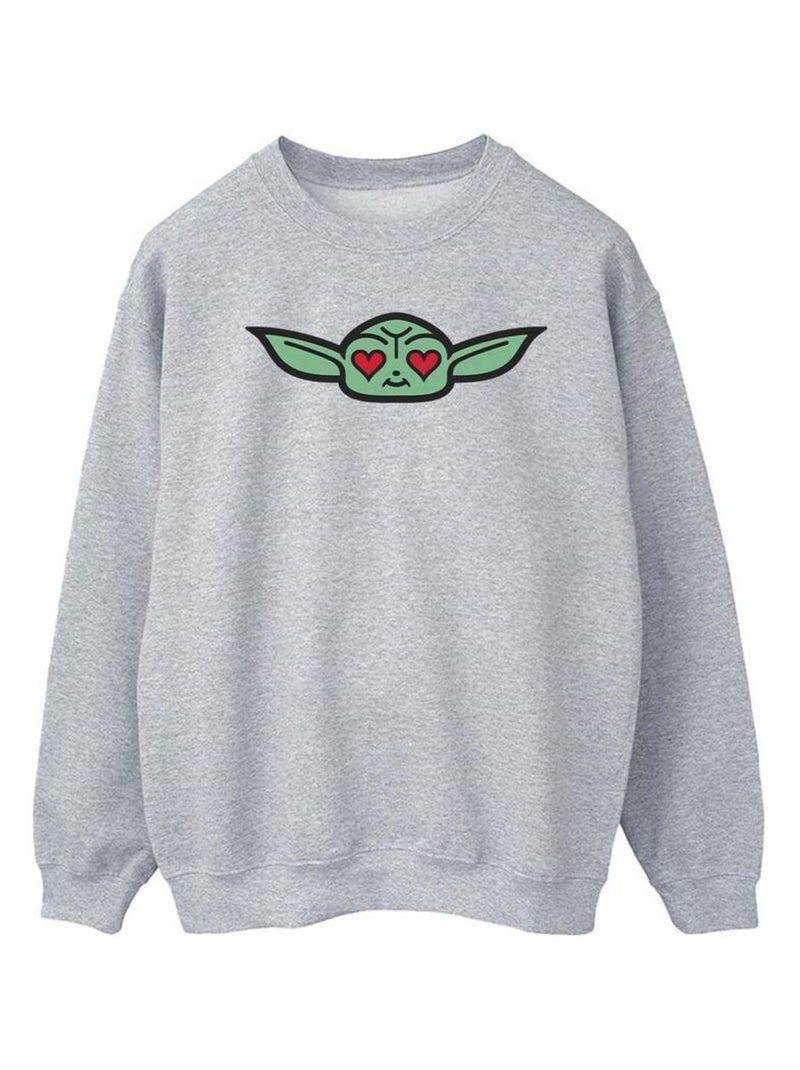 Star Wars - Sweat THE MANDALORIAN Gris chiné - Kiabi