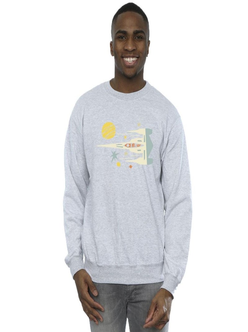 Star Wars - Sweat THE MANDALORIAN Gris chiné - Kiabi