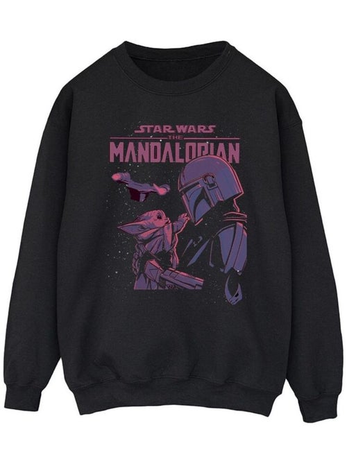 Star Wars - Sweat THE MANDALORIAN HELLO FRIEND - Kiabi Star Wars - Sweat THE MANDALORIAN HELLO FRIEND - Kiabi