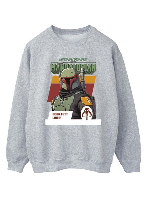 Star Wars - Sweat THE MANDALORIAN LIVES - Kiabi Star Wars - Sweat THE MANDALORIAN LIVES - Kiabi
