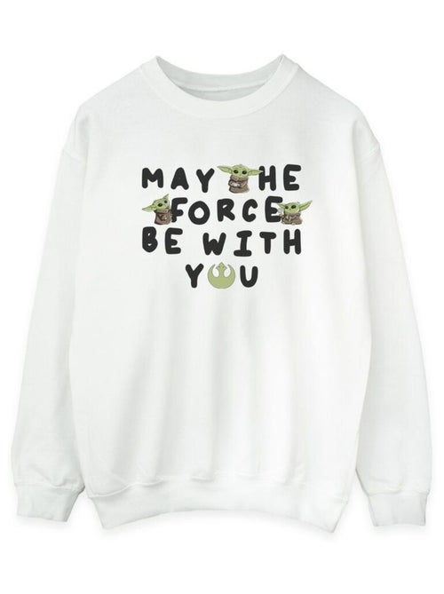 Star Wars - Sweat THE MANDALORIAN MAY THE FORCE BE WITH YOU - Kiabi Star Wars - Sweat THE MANDALORIAN MAY THE FORCE BE WITH YOU - Kiabi