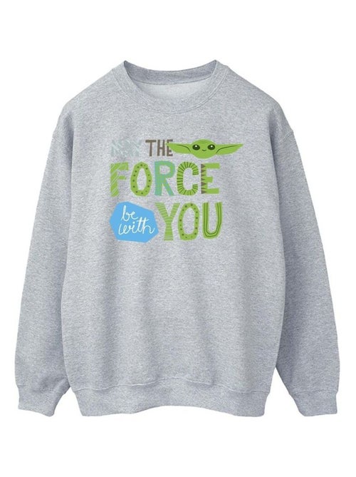 Star Wars - Sweat THE MANDALORIAN MAY THE FORCE BE WITH YOU - Kiabi