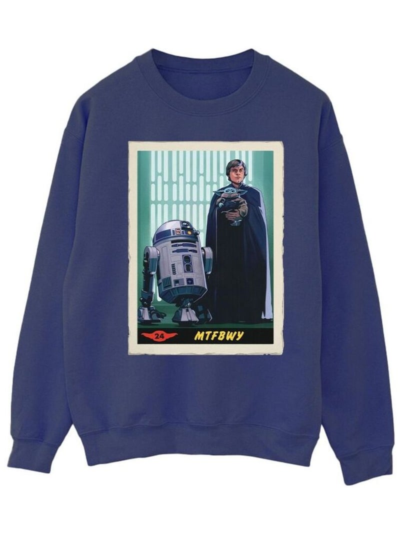 Star Wars - Sweat THE MANDALORIAN MTFBWY Bleu marine - Kiabi