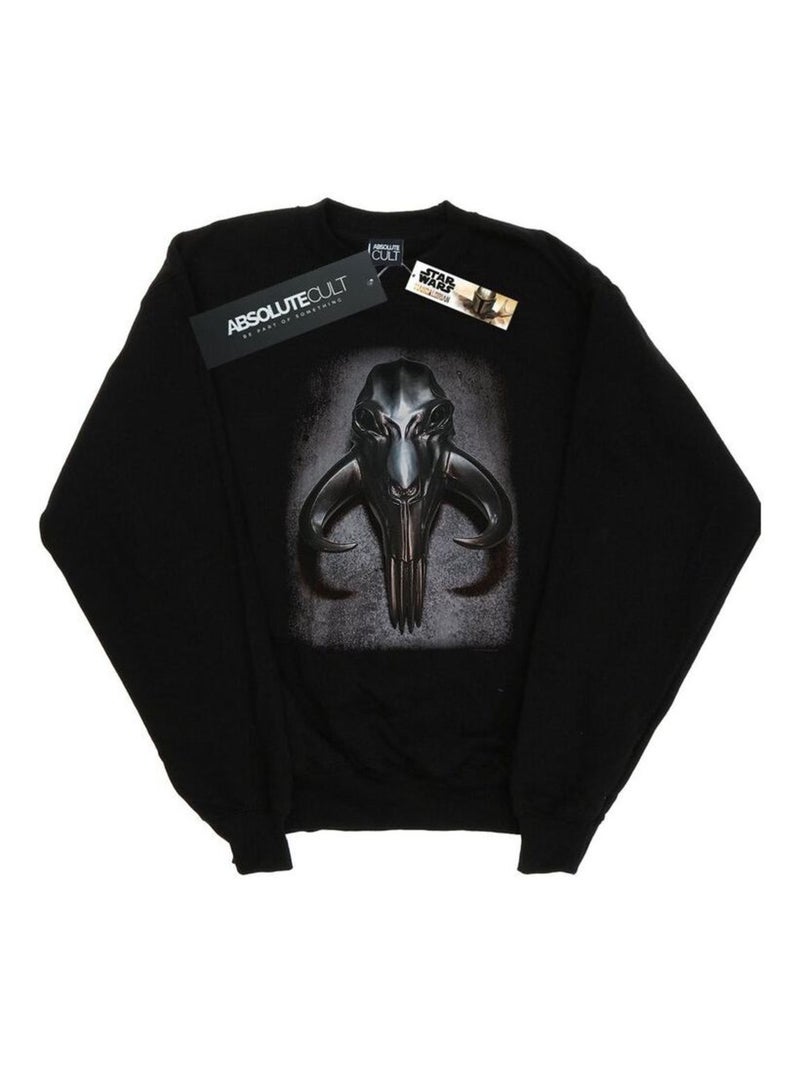 Star Wars - Sweat THE MANDALORIAN MYTHOSAUR SKULL Noir - Kiabi