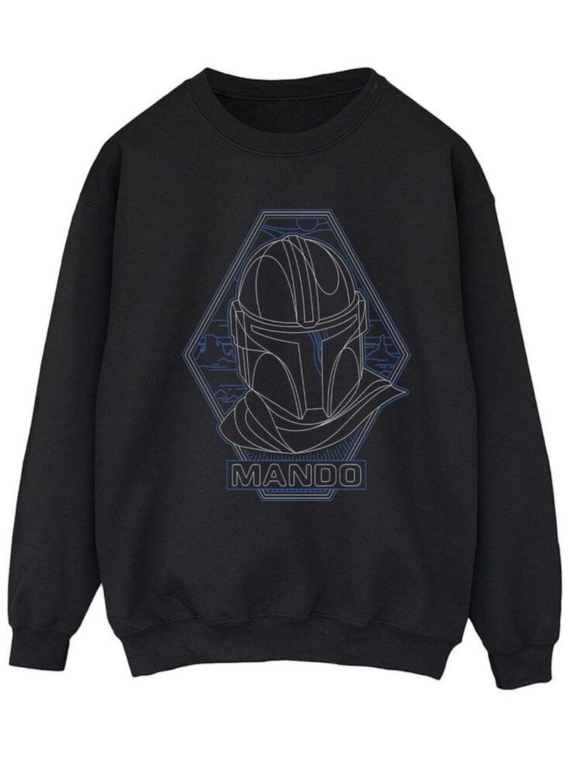 Star Wars - Sweat THE MANDALORIAN Noir - Kiabi