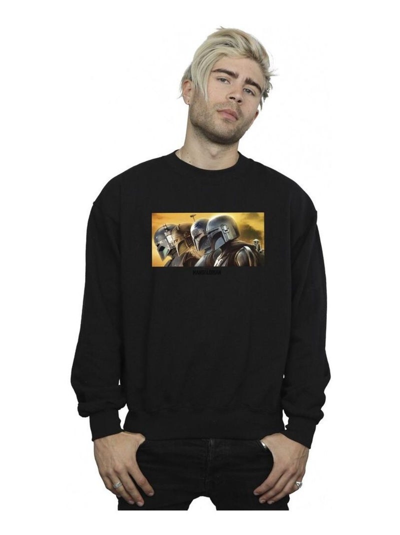 Star Wars - Sweat THE MANDALORIAN Noir - Kiabi