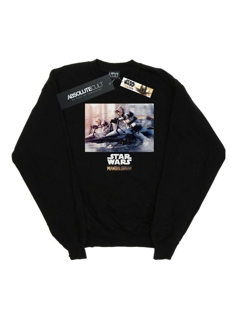 Star Wars - Sweat THE MANDALORIAN Noir - Kiabi